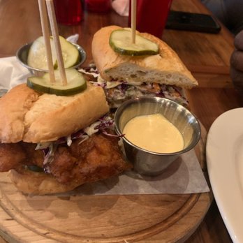 The Eagle Charlotte - Chicken Sandwich (with coleslaw , pickles ,and spicy Mayo ) - Southern Near Me - Charlotte, North Carolina The Eagle Charlotte - Chicken Sandwich (with coleslaw , pickles ,and spicy Mayo ) - Southern Near Me - Charlotte, North Carolina