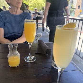 Hugo’s Restaurant - Mimosa and a French 75 - Breakfast & Brunch Near Me - West Hollywood, California
