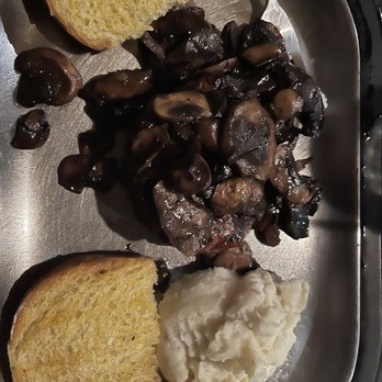 Spencer - Filet mignon... mushrooms and mashed potatoes... toast toast - Steakhouses Near Me - Kalispell, Montana Spencer - Filet mignon... mushrooms and mashed potatoes... toast toast - Steakhouses Near Me - Kalispell, Montana