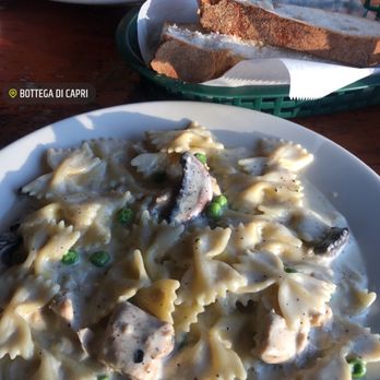 Bottega di Capri - Stuffed shells special for Mondays and the farfalle DaVinci - Italian Near Me - Brookline, Massachusetts Bottega di Capri - Stuffed shells special for Mondays and the farfalle DaVinci - Italian Near Me - Brookline, Massachusetts