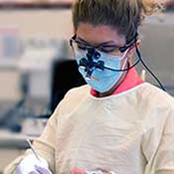 University of Washington School of Dentistry - Dental student at work