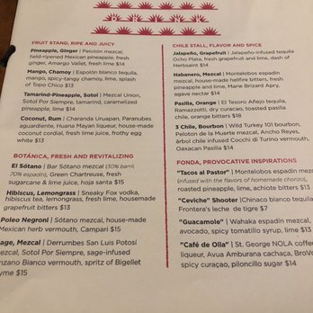 Bar Sótano - Drink Menu - New Mexican Cuisine Near Me - Chicago, Illinois Bar Sótano - Drink Menu - New Mexican Cuisine Near Me - Chicago, Illinois