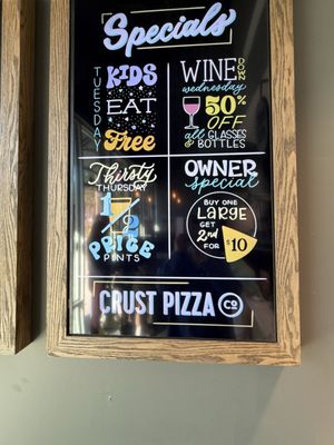 Menu photo 7 Crust Pizza Co. - Hedwig Village Houston, TX Menu photo 7 Crust Pizza Co. - Hedwig Village Houston, TX