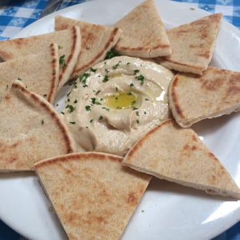 Georges Greek On Second - Pita and Humus Appetizer ($5.95) - Greek Near Me - Long Beach, California
