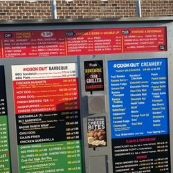 Cook Out gift card