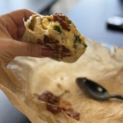 Brew Peddler Coffee - Breakfast burrito - INCREDIBLE!!!!