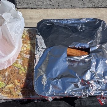 Tita's Kitchenette - L to R pancit, lumpia sig sig - Filipino Near Me - National City, California Tita's Kitchenette - L to R pancit, lumpia sig sig - Filipino Near Me - National City, California