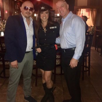 Vittorio's - Having fun with Pitbull (Sal the bartender and the manager Victor) on Halloween 2017 - Italian Near Me - San Diego, California Vittorio's - Having fun with Pitbull (Sal the bartender and the manager Victor) on Halloween 2017 - Italian Near Me - San Diego, California