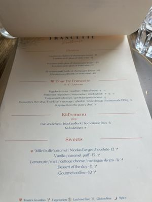 Menu photo 2 Francette Paris, 