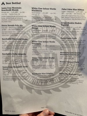 Menu photo 8 The Sawmill Boulder Creek, CA
