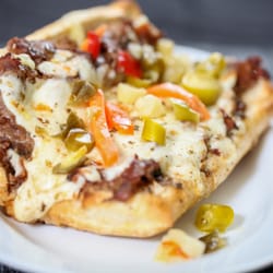 Michael's Pizza - Ask Louis, best Beef Sandwiches anywhere. I like it with Cheese & Hot Giardiniera