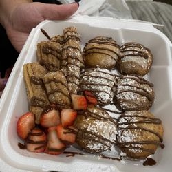 Krave Boxx - Fried Oreos, mini churros with Nutella