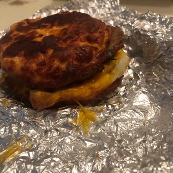 Yellowhammer Coffee - Sausage, egg, and cheese on almond flour biscuit - Coffee & Tea Near Me - Mobile, Alabama Yellowhammer Coffee - Sausage, egg, and cheese on almond flour biscuit - Coffee & Tea Near Me - Mobile, Alabama