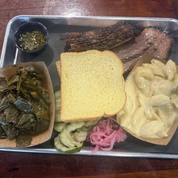 Moreno Barbecue - 2 meat plate - Barbeque Near Me - Austin, Texas