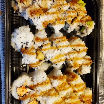 Roll n Go Sushi - Shrimp roll, tempura shrimp roll and spicy crab mix roll. - Sushi Bars Near Me - Fair Oaks, California Roll n Go Sushi - Shrimp roll, tempura shrimp roll and spicy crab mix roll. - Sushi Bars Near Me - Fair Oaks, California