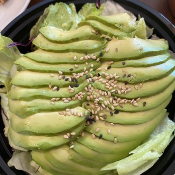 Ahi Sushi Ramen and Grill - Avocado Salad with ginger dressing. Love it - Sushi Bars Near Me - Omaha, Nebraska Ahi Sushi Ramen and Grill - Avocado Salad with ginger dressing. Love it - Sushi Bars Near Me - Omaha, Nebraska