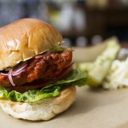 The Fat Bear - Buffalo Style Fried Chicken Sandwich
