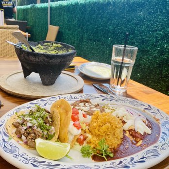 Frida Mexican Cusine - Taco Enchilada combo plate - Mexican Near Me - Beverly Hills, California Frida Mexican Cusine - Taco Enchilada combo plate - Mexican Near Me - Beverly Hills, California