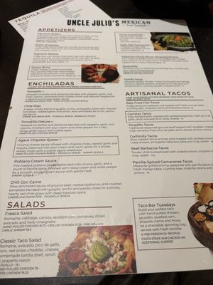 Menu photo 1 Uncle Julio's Naperville, IL