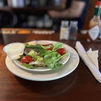 Liuzza's Restaurant & Bar - Salad with blue cheese dressing was fresh and a great warm up. - Italian Near Me - New Orleans, Louisiana Liuzza's Restaurant & Bar - Salad with blue cheese dressing was fresh and a great warm up. - Italian Near Me - New Orleans, Louisiana