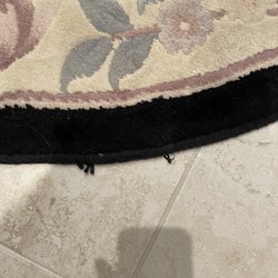Royal Oriental Rugs - Another Frayed edge due to poor removal of fringe.
