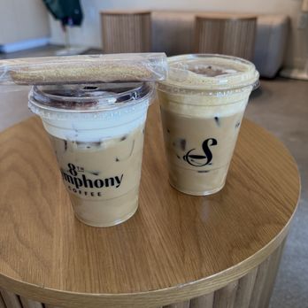 8th Symphony Coffee - Left tiramisu and right biscoff. - Coffee & Tea Near Me - Cerritos, California
