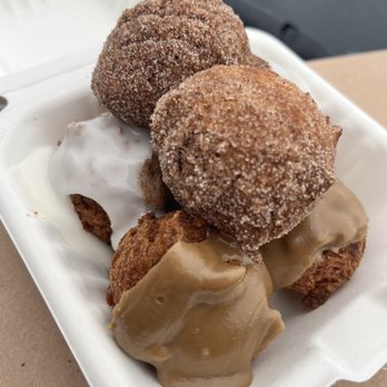 Ambrosial - Fresh fried donut holes. Maple, vanilla, cinnamon sugar - Bakeries Near Me - Provo, Utah