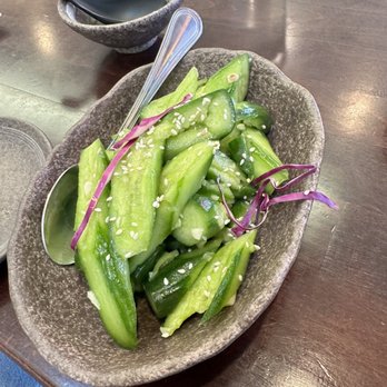 Dumpling Hours  - Cucumber salad.. my fav!!! So refreshing! - Dim Sum Near Me - Brentwood, California