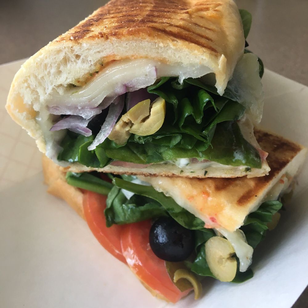 Toast - Side view of veggie panini-delicious! - Food Trucks Near Me - Madison, Wisconsin Toast - Side view of veggie panini-delicious! - Food Trucks Near Me - Madison, Wisconsin