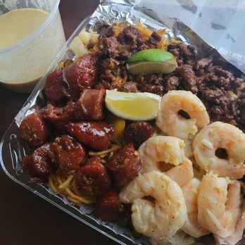 The Lemongrass Shack - Three-meat combo with half fried rice and half yakisoba. - Cambodian Near Me - Chandler, Arizona The Lemongrass Shack - Three-meat combo with half fried rice and half yakisoba. - Cambodian Near Me - Chandler, Arizona