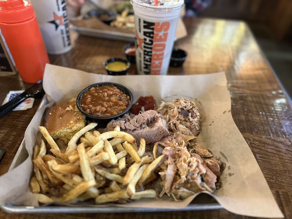 Food from Mission BBQ