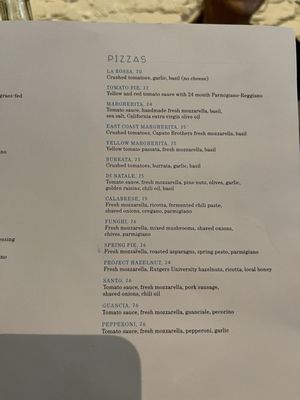 Menu photo 7 Razza Jersey City, NJ