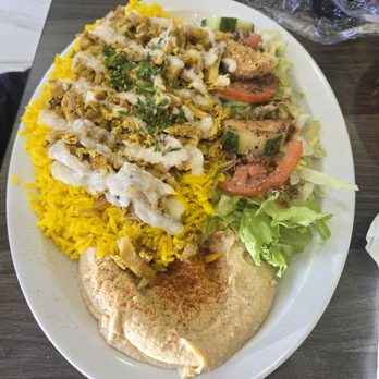 Elite Experience: Shawarma House - Chicken Shawarma Plate (4/5) - Yelp Events Near Me - San Diego, California