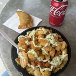 Mofongo bowl with garlic shrimp Mofongo bowl with garlic shrimp