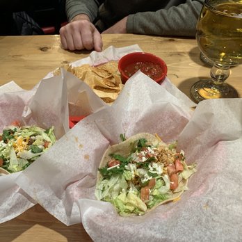 Fuzzy's Taco Shop - Shredded chicken and brisket tacos - Tacos Near Me - Windsor, Colorado