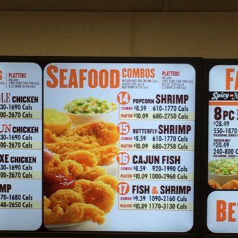 Popeyes Louisiana Kitchen - Menu sign with nothing telling you that you'll have to pay more for a drink - Cajun/Creole Near Me - Peterborough, Ontario Popeyes Louisiana Kitchen - Menu sign with nothing telling you that you'll have to pay more for a drink - Cajun/Creole Near Me - Peterborough, Ontario