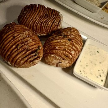 Steak 48 Del Mar - Crispy Hasselback Potato were very, very good. - Steakhouses Near Me - Del Mar, California