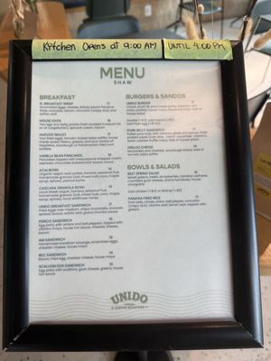 Menu photo 2 Unido Washington, DC, DC