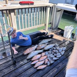 Bait House Charters - The haul for the day great times