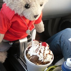 Lickity Split - Tristan said the cherry matched the color of his rosy complexion so therefore it was his to eat.
