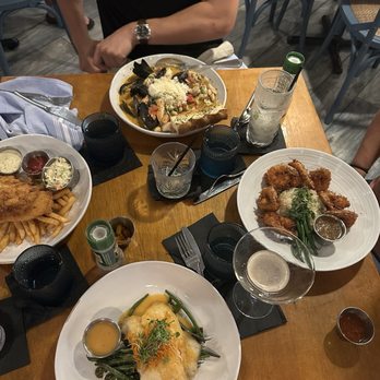 Hogfish Harry's Restaurant + Bar - Coconut shrimp and a daily special, chicken, and fish - Seafood Near Me - Naples, Florida Hogfish Harry's Restaurant + Bar - Coconut shrimp and a daily special, chicken, and fish - Seafood Near Me - Naples, Florida