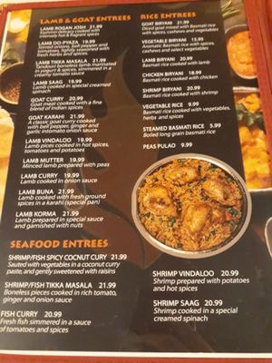 Menu photo 2 Angara India Spice Grill Las Vegas, NV Menu photo 2 Angara India Spice Grill Las Vegas, NV
