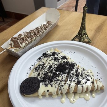 Bonjour - 7. Oreo Crepe and waffle stick - Creperies Near Me - Baton Rouge, Louisiana