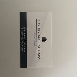 Luxury Massage Spa - Bussiness cars