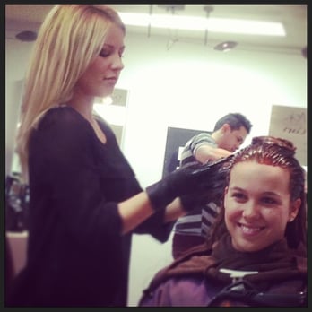 The Root Salon - Emily B focused like she always is. Doing stunning hair. - Hair Salons Near Me - Phoenix, Arizona The Root Salon - Emily B focused like she always is. Doing stunning hair. - Hair Salons Near Me - Phoenix, Arizona