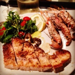 Recchi Fisch - Spada e scampi alla piastra