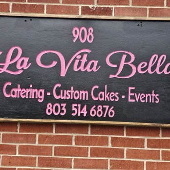 La Vita Bella - Sign on front of building - Caterers Near Me - Aiken, South Carolina