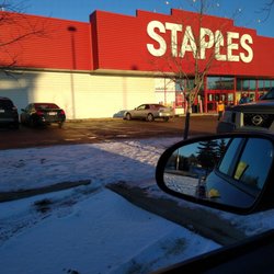 Staples - Staples office supplies in St. Albert Alberta same shopping complex as Chapters.