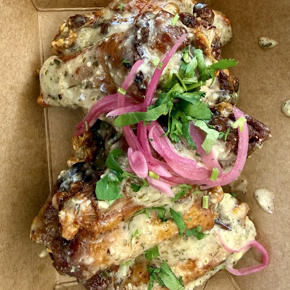 The Backyard - Cilantro, garlic, Parmesan wings from À la Cubano - Food Trucks Near Me - Ocoee, Florida