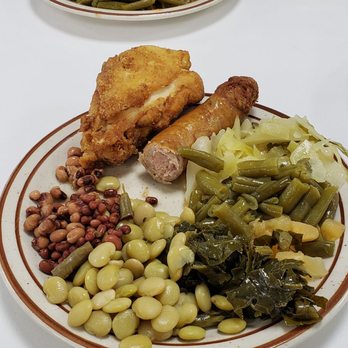 Thunderbird Country Buffet Restaurant - Fried Chicken, Pork Sausage, Greens, Beans, Turnips - American Near Me - Florence, South Carolina Thunderbird Country Buffet Restaurant - Fried Chicken, Pork Sausage, Greens, Beans, Turnips - American Near Me - Florence, South Carolina